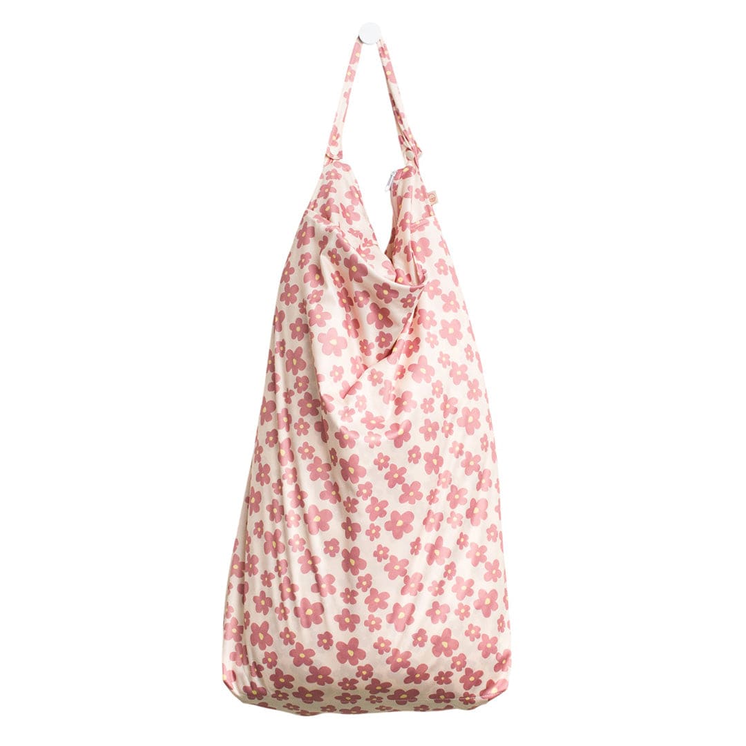 Nestling Children Accessories XL Double Pocket Wet Bag - Pink Ditsy