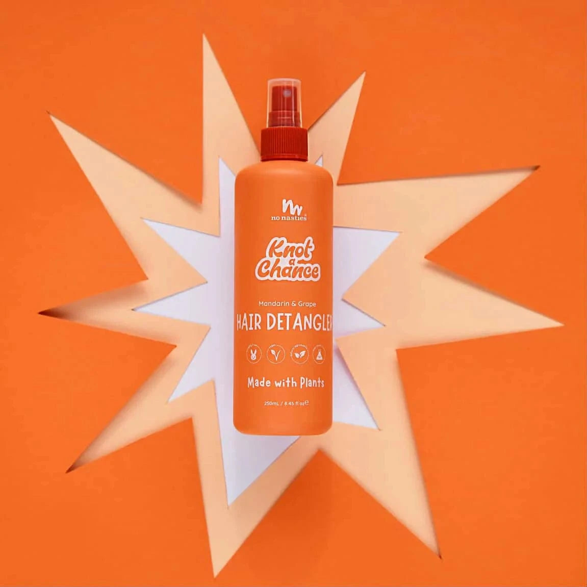 No Nasties Accessory Hair Hair Detangler in Mandarin and Grape