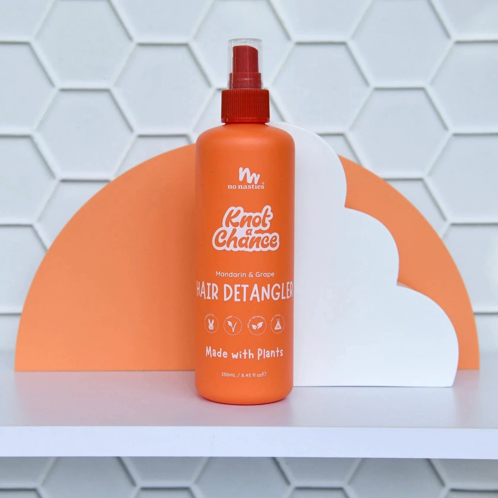 No Nasties Accessory Hair Hair Detangler in Mandarin and Grape