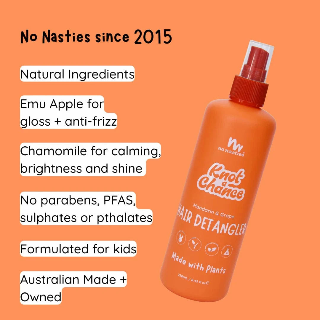 No Nasties Accessory Hair Hair Detangler in Mandarin and Grape