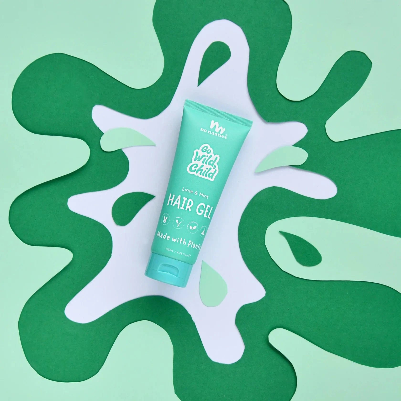 No Nasties Accessory Hair Hair Gel in Zesty Lime and Fresh Mint