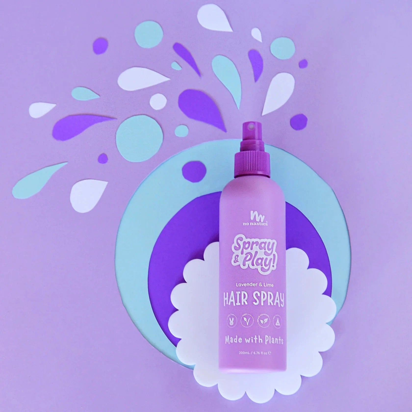 No Nasties Accessory Hair Hair Spray in Calming Lavender and Fresh Lime