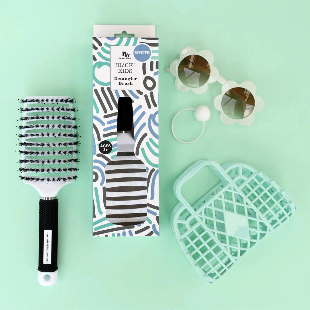 No Nasties Accessory Hair White Detangler Brush