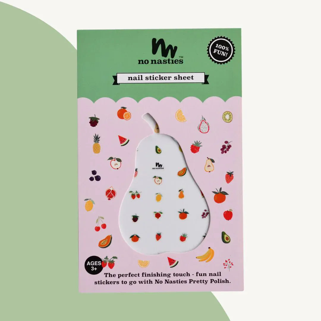 No Nasties Girls Accessory Fruity Nail Stickers