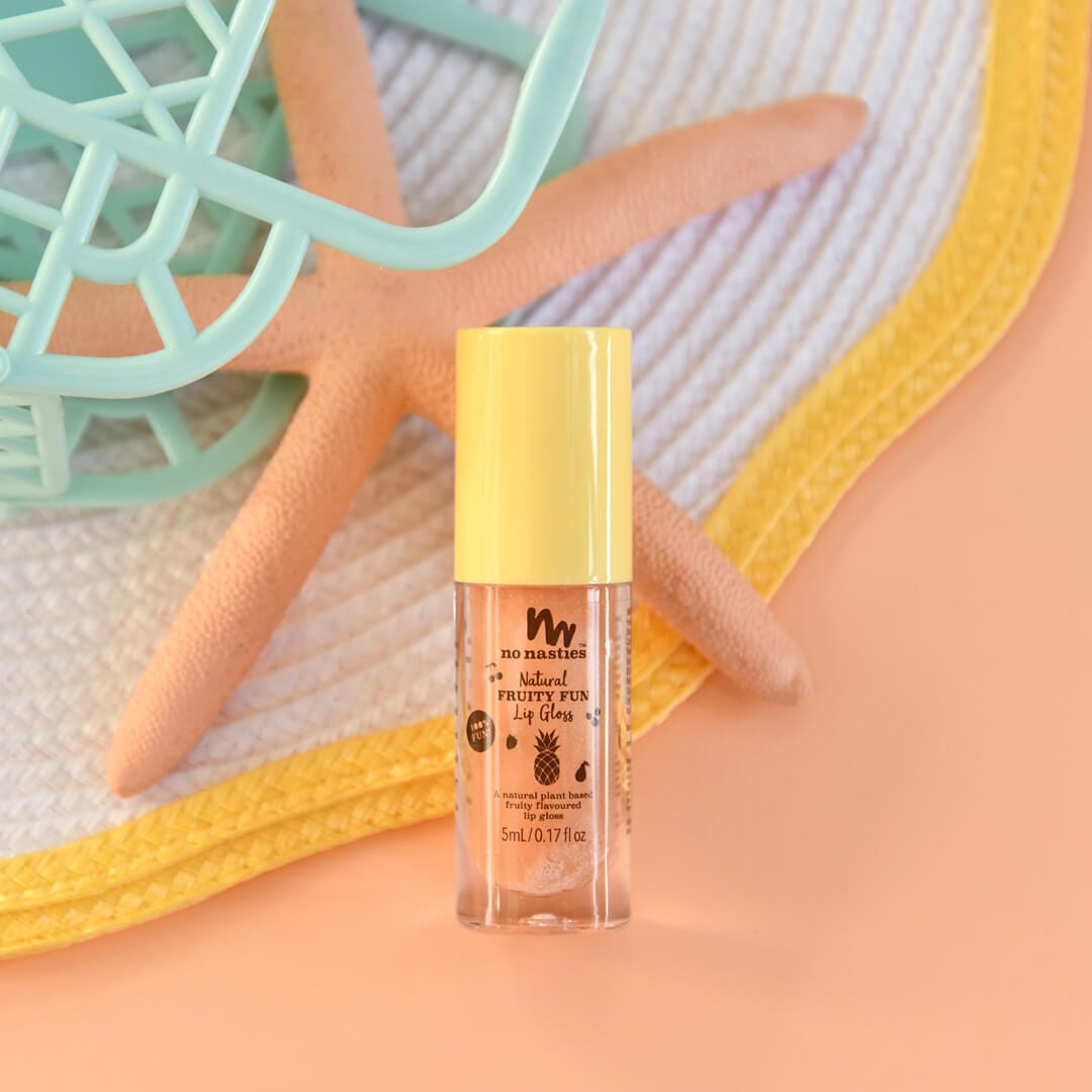 No Nasties Girls Accessory Natural Kids Lip Gloss Fruity Fun