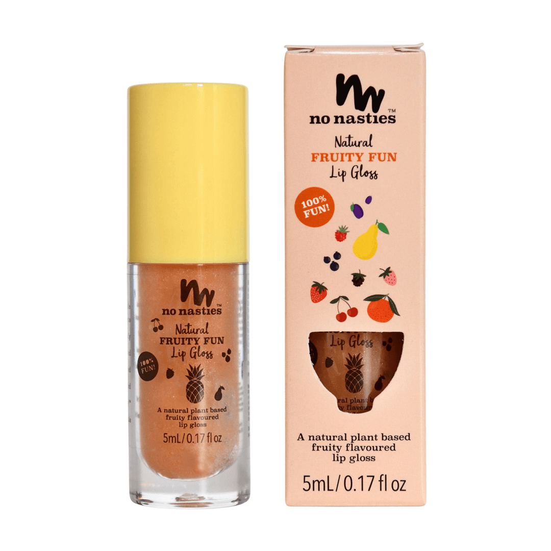 No Nasties Girls Accessory Natural Kids Lip Gloss Fruity Fun