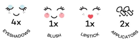 Oh Flossy Girls Accessory Oh Flossy Sweet Treat Makeup Set