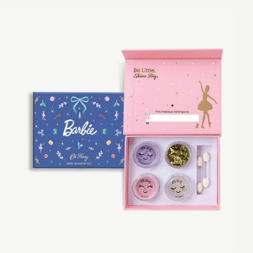 Oh Flossy Girls Accessory Oh Flossy x Barbie - Nutcracker Mini Makeup and Glitter Set