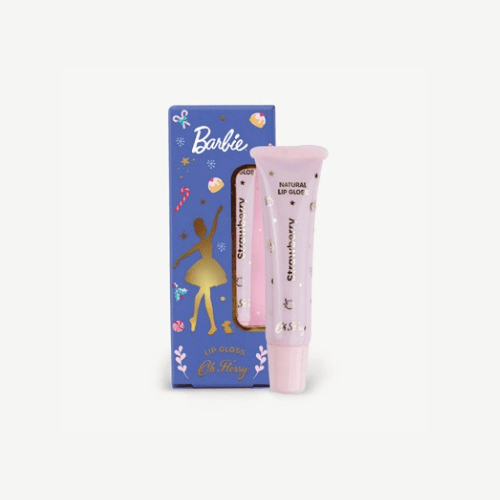 Oh Flossy Girls Accessory Oh Flossy x Barbie - Nutcracker Natural Strawberry Lip Gloss
