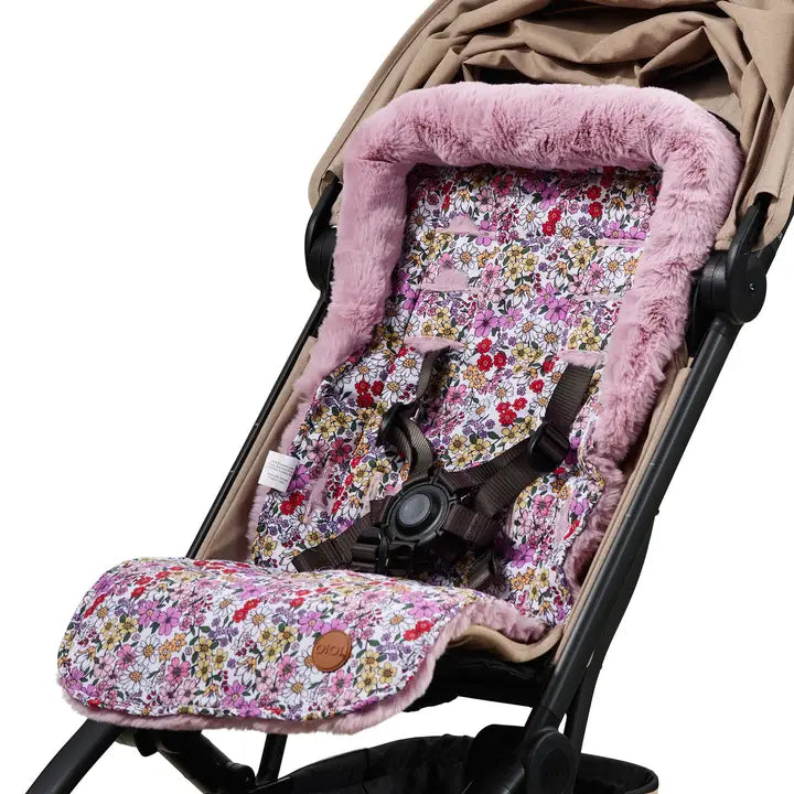 OiOi Baby Accessory Cozy Fleece Pram Liner - Daisy