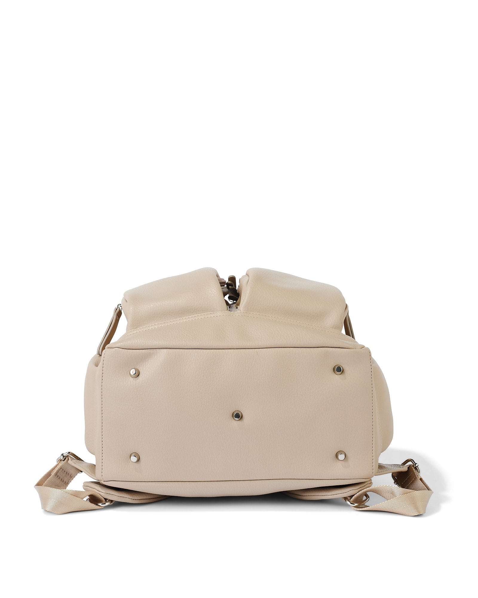 OiOi Baby Care Oat Dimple OiOi Faux Leather Nappy Backpack - Oat Dimple