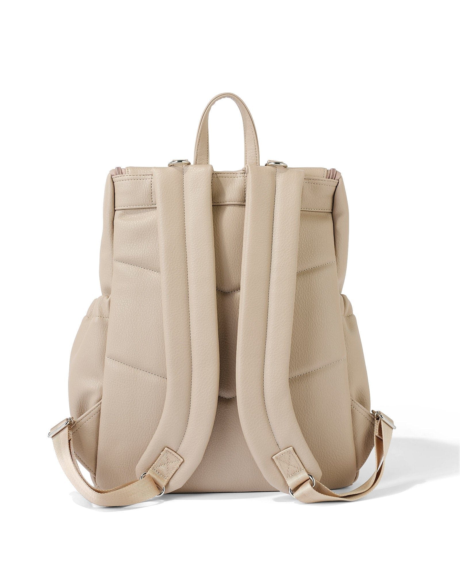 OiOi Baby Care Oat Dimple OiOi Faux Leather Nappy Backpack - Oat Dimple