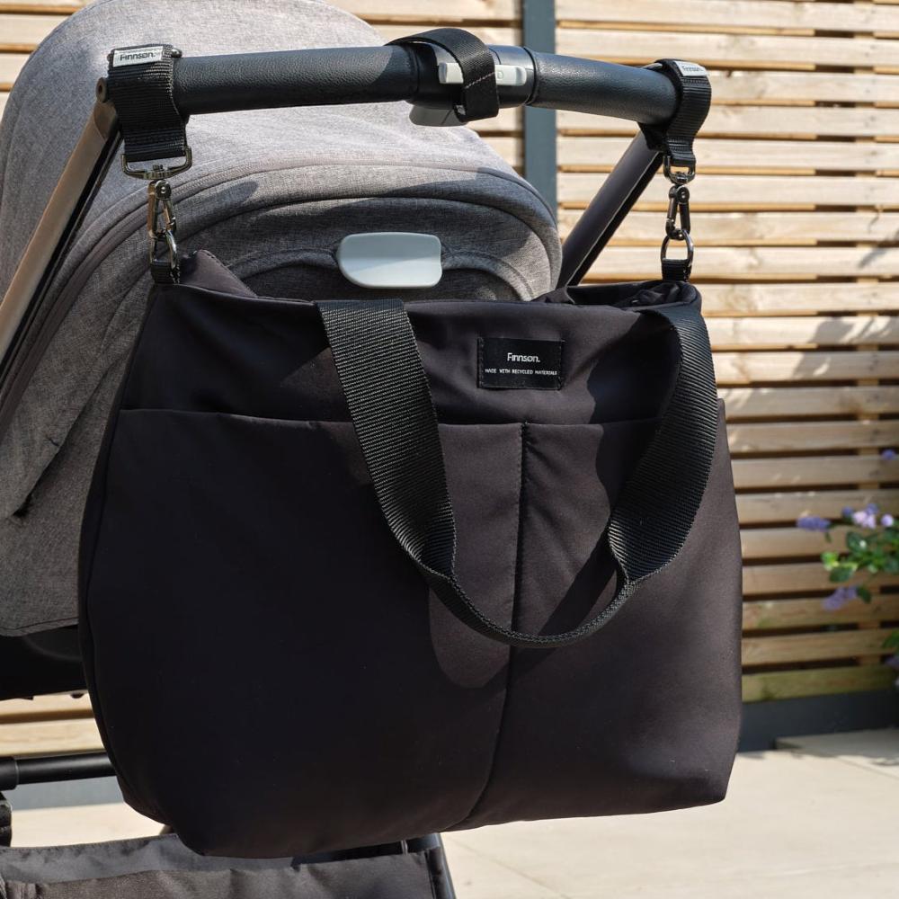 OiOi Baby Care Sigrid Eco Changing Bag Tote - Black