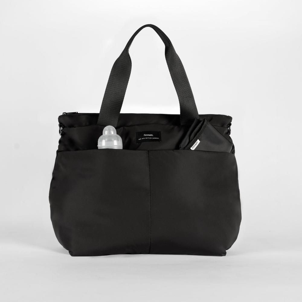 OiOi Baby Care Sigrid Eco Changing Bag Tote - Black