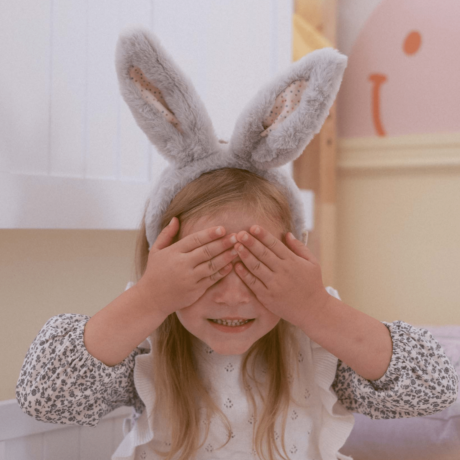 Olli Ella Accessory Hair Fluffle Bunny Headband - Smoke