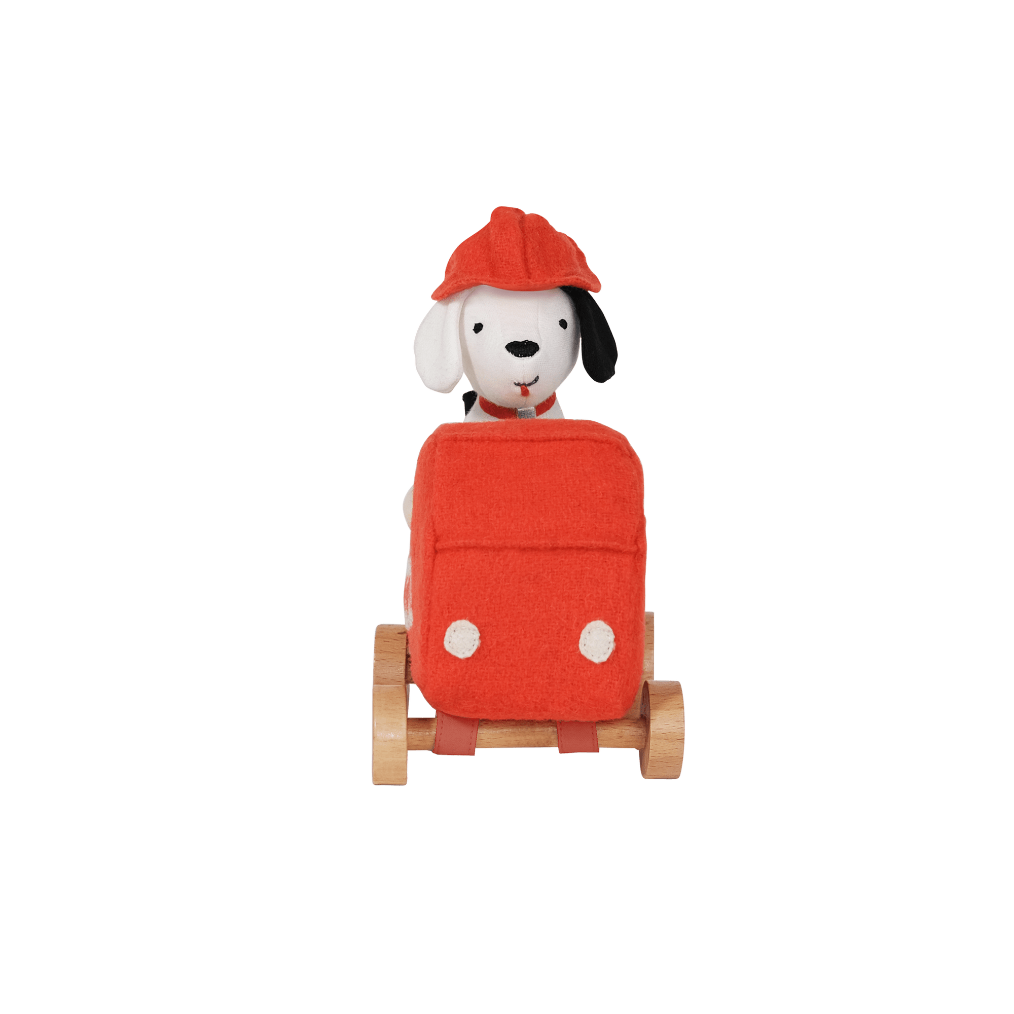 Olli Ella Toys Holdie Dog-Go - Chief Red