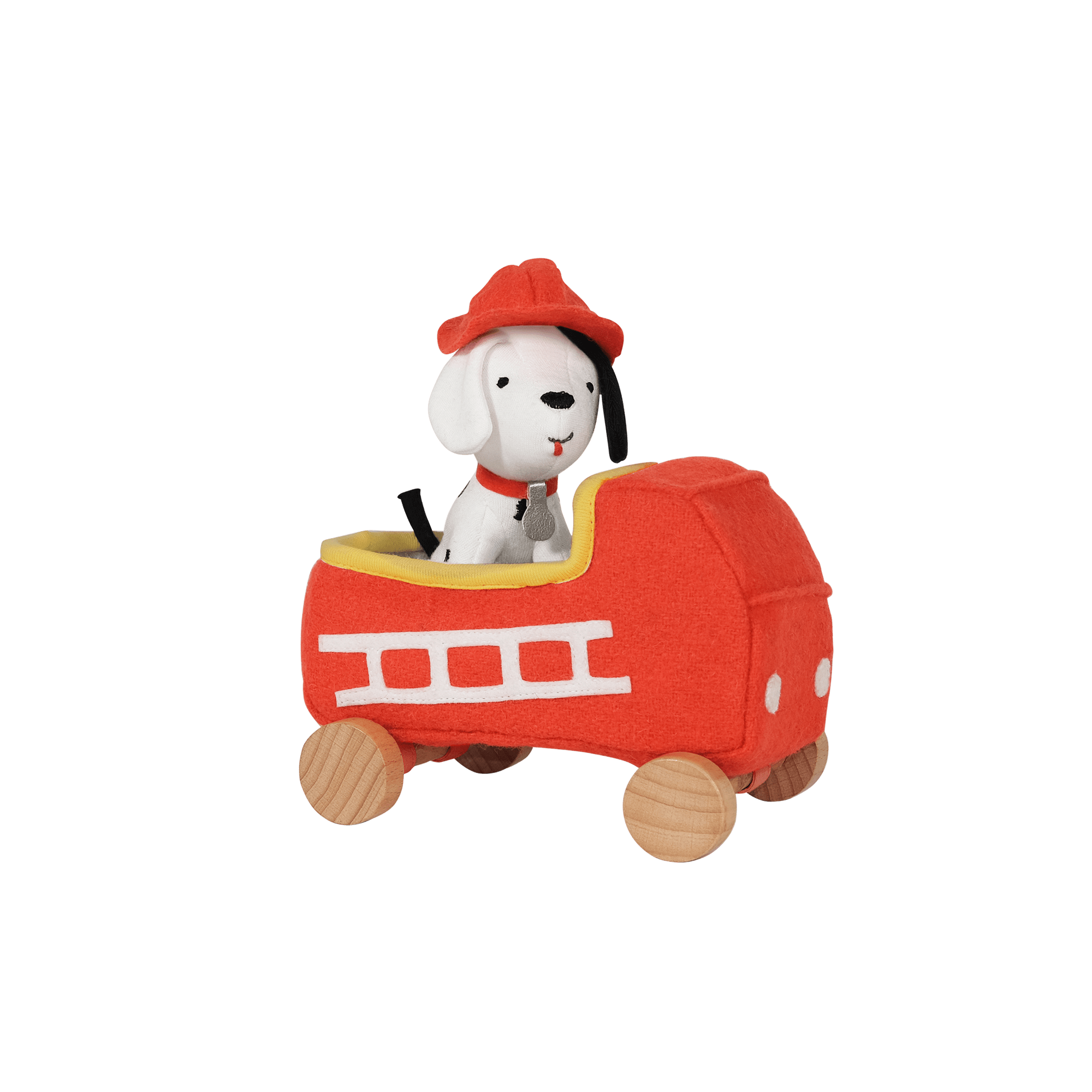 Olli Ella Toys Holdie Dog-Go - Chief Red