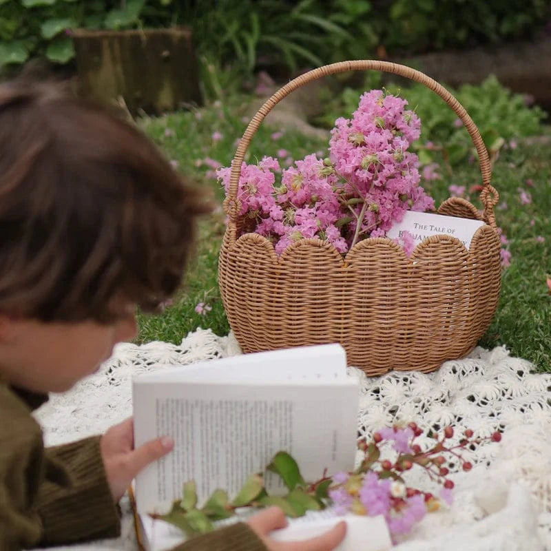 Olli Ella Toys Petal Basket - Natural