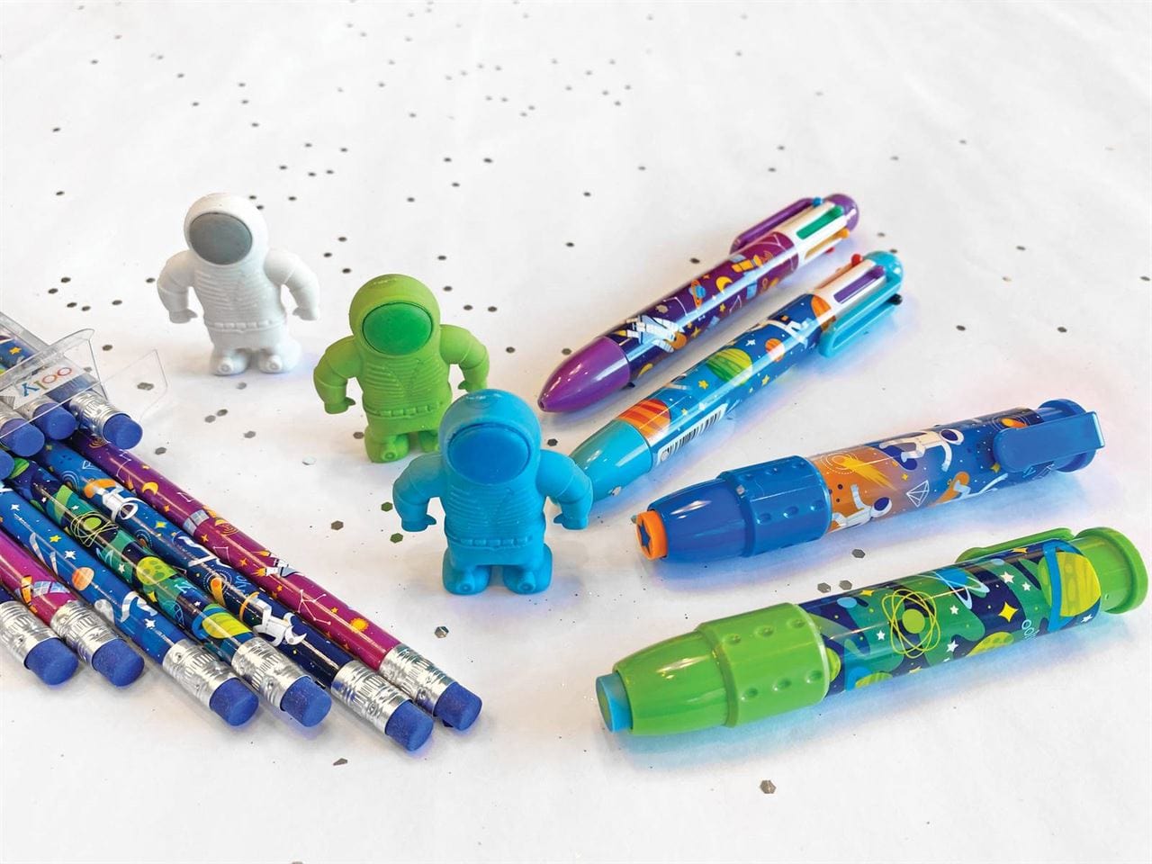 Ooly Toys Astronaut Erasers - 3 Pack