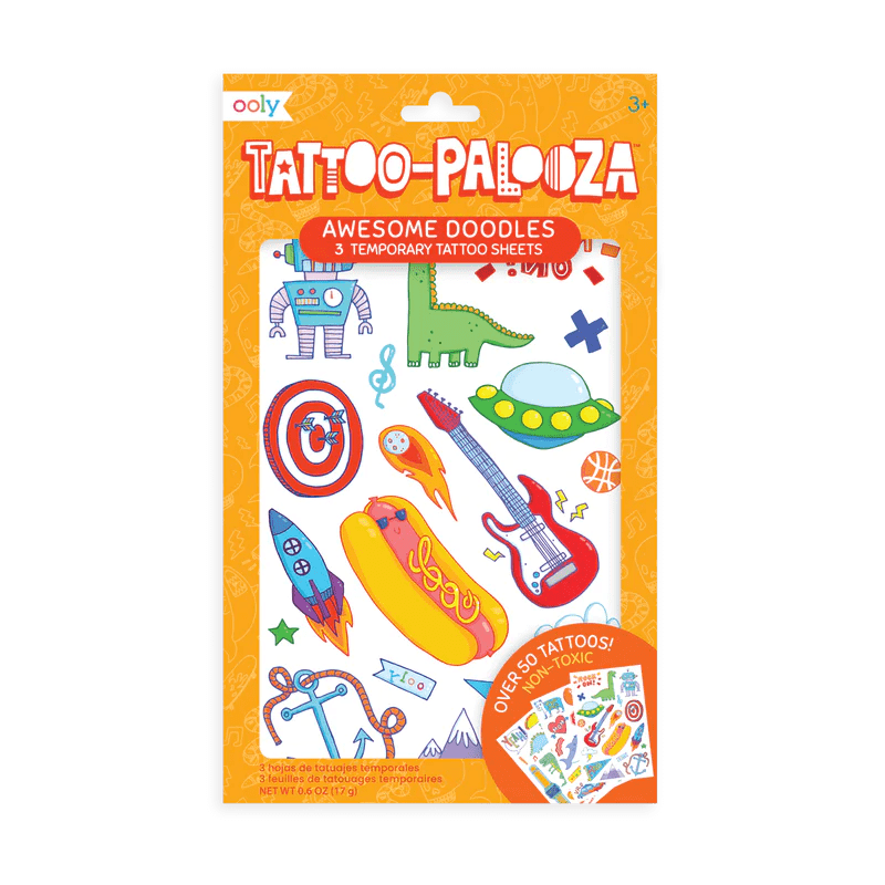 Ooly Toys Awesome Doodles Tattoo-Palooza Temporary Tattoos