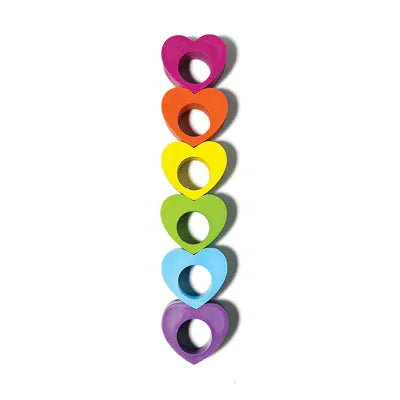 Ooly Toys Heart Ring Crayons - Set of 6