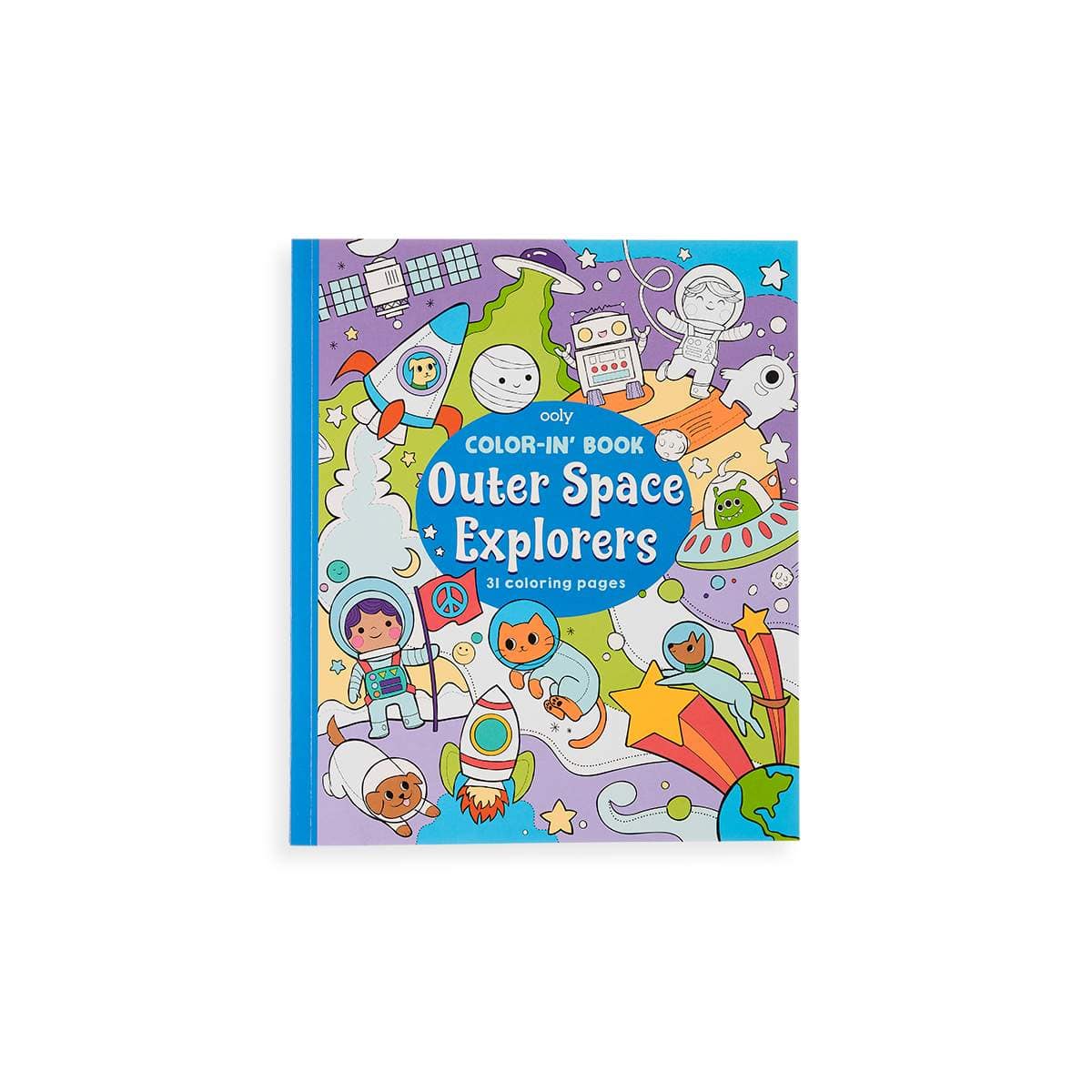 Ooly Toys Outer Space Explorers Colouring Book