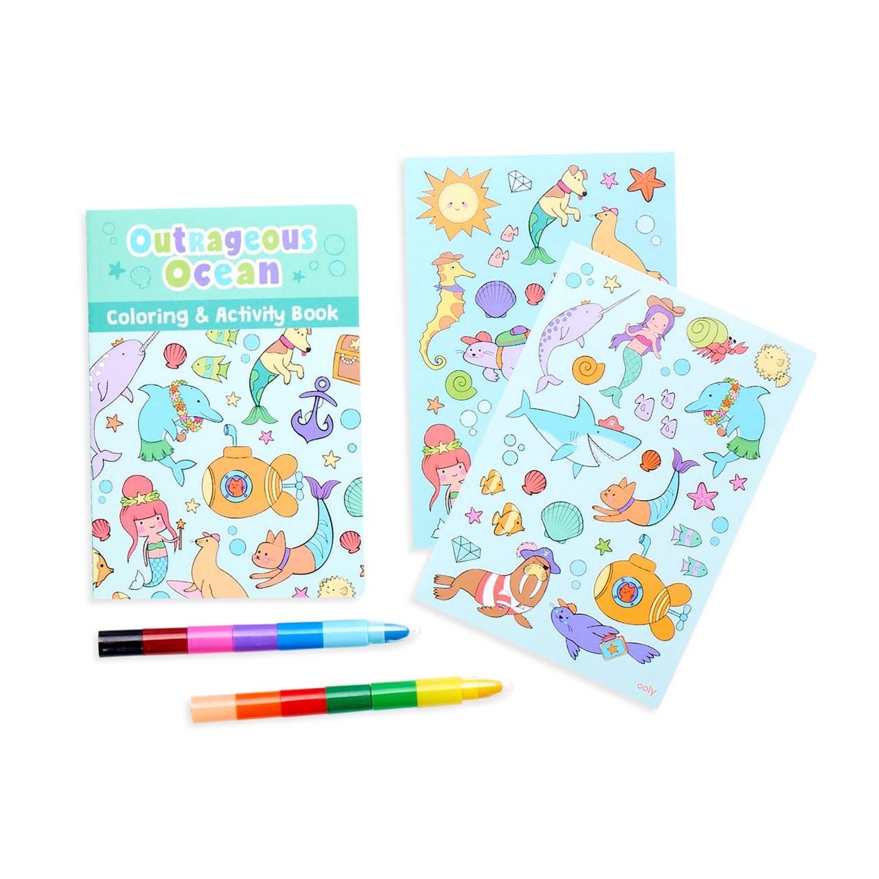 Ooly Toys Outrageous Ocean Mini Traveler Stationery Kit