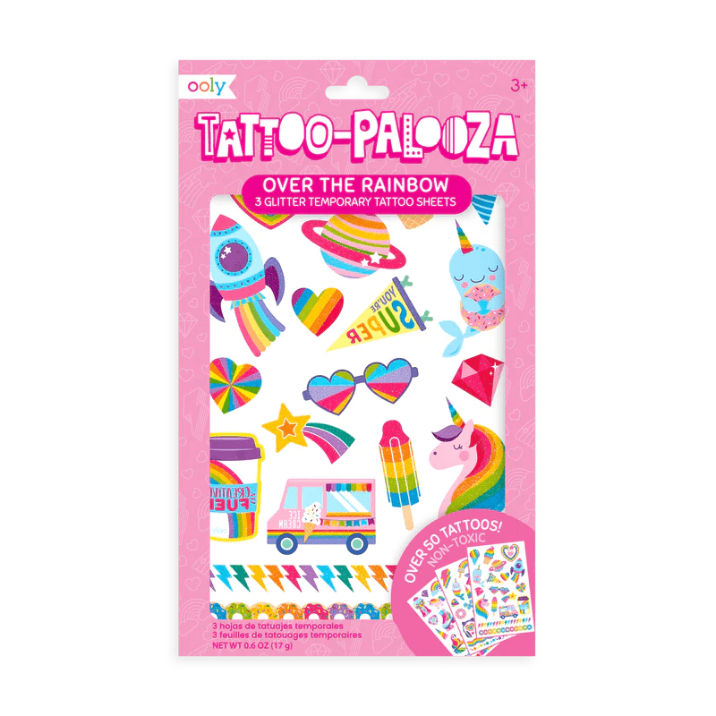 Ooly Toys Over The Rainbow Tattoo-Palooza Temporary Tattoos