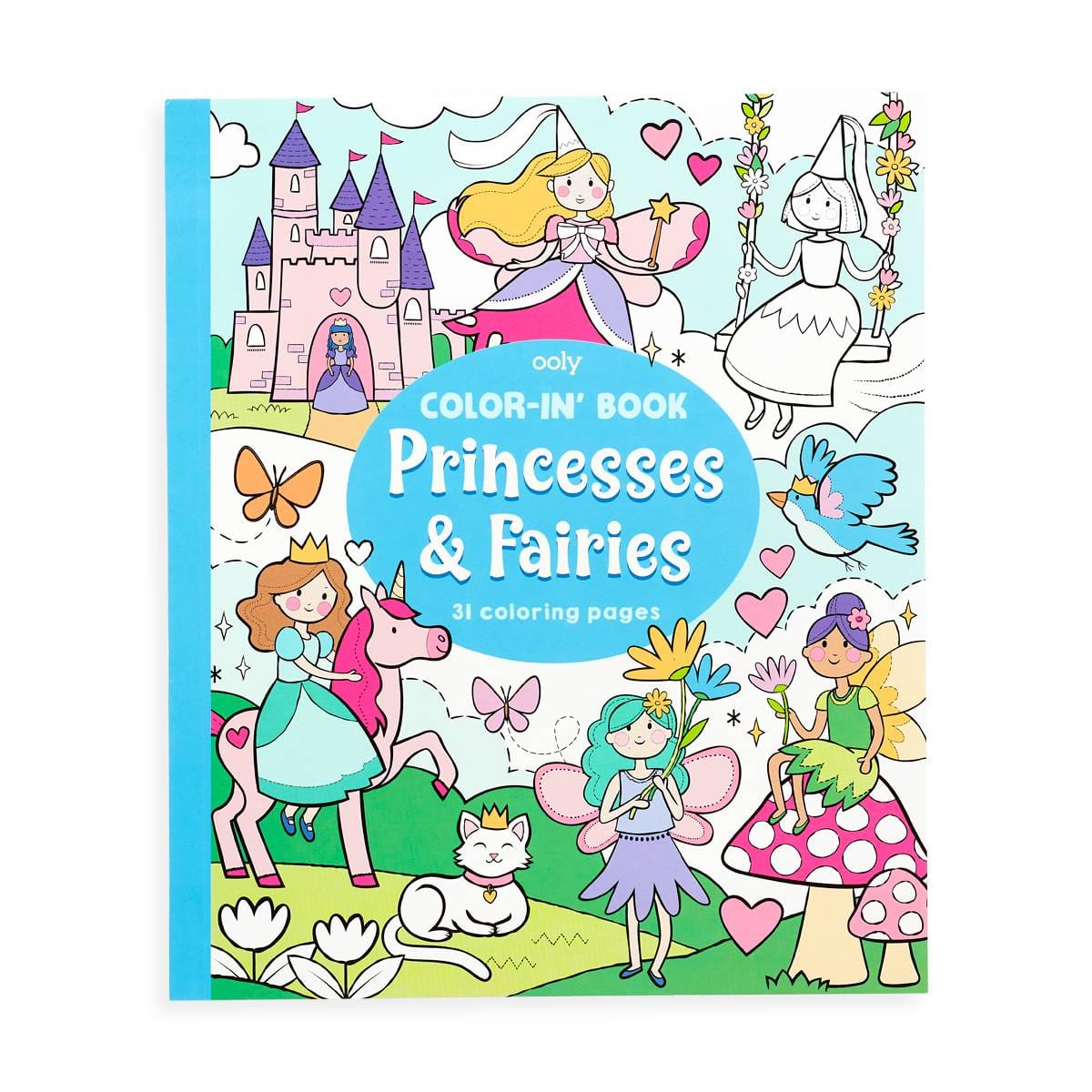Ooly Toys Princesses & Fairies Colouring Book