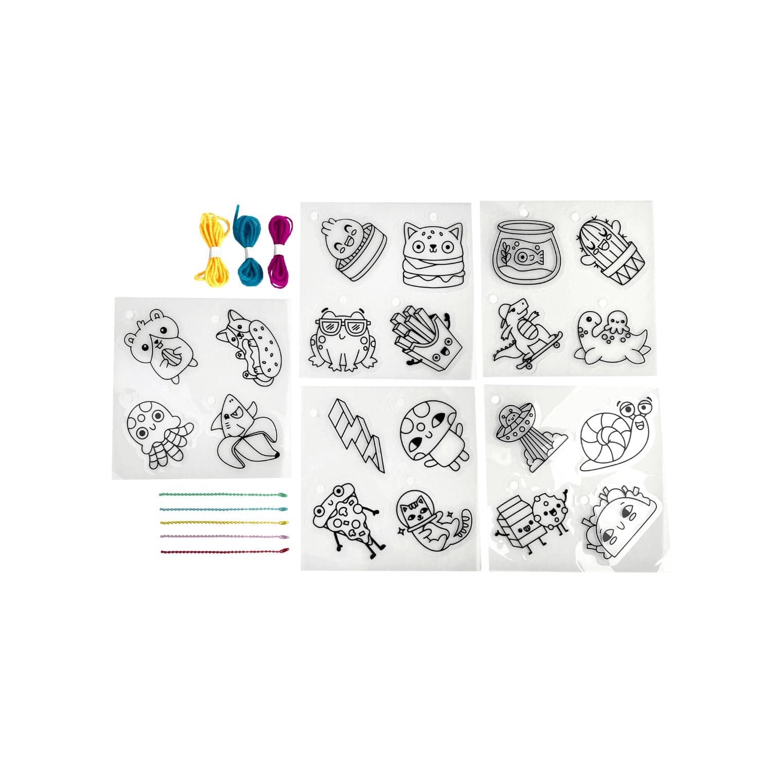 Ooly Toys Shrink-Its! D.I.Y. Shrink Art Kit - Fun Friends