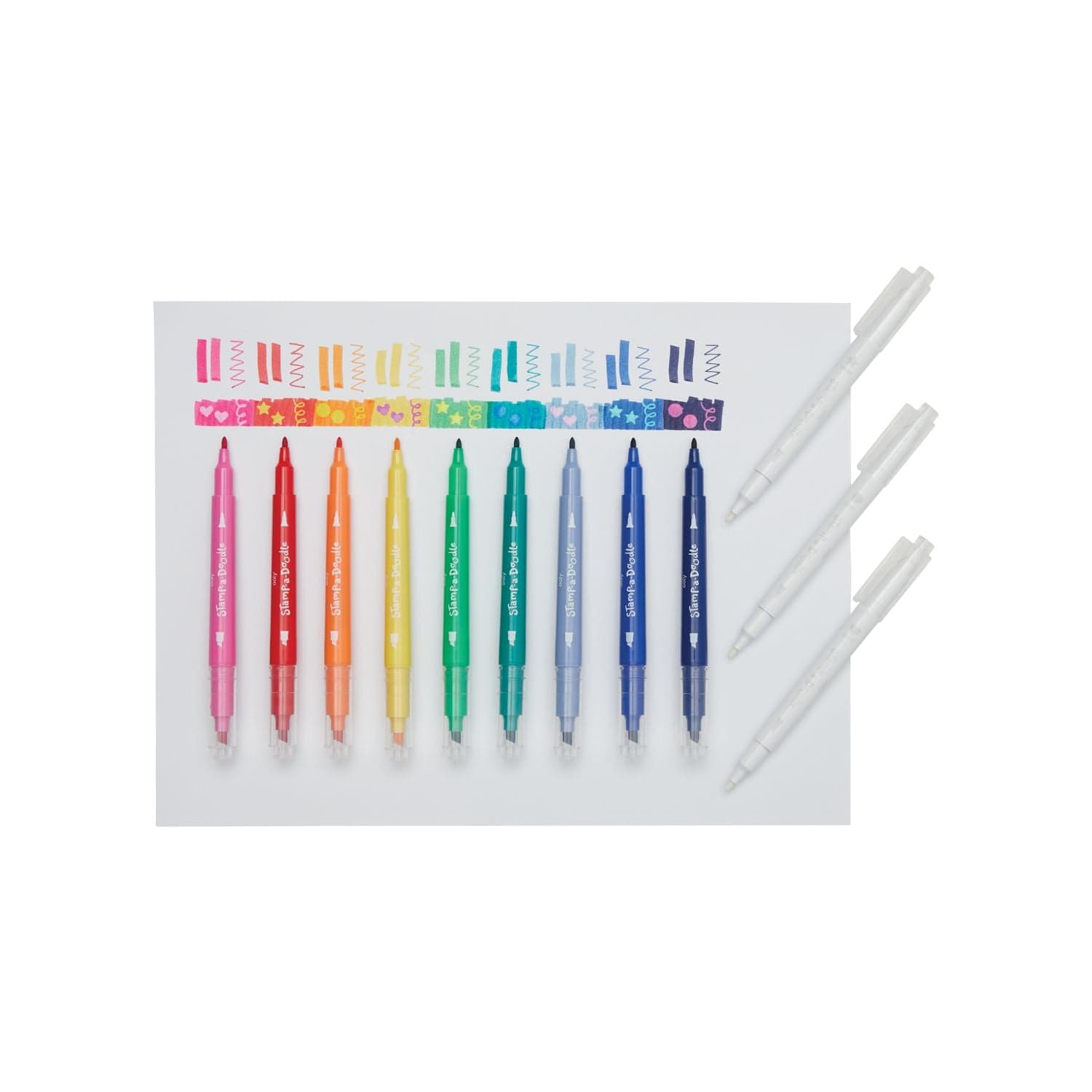 Ooly Toys Stamp-A-Doodle Double-Ended Colour-Changing Stamp Markers