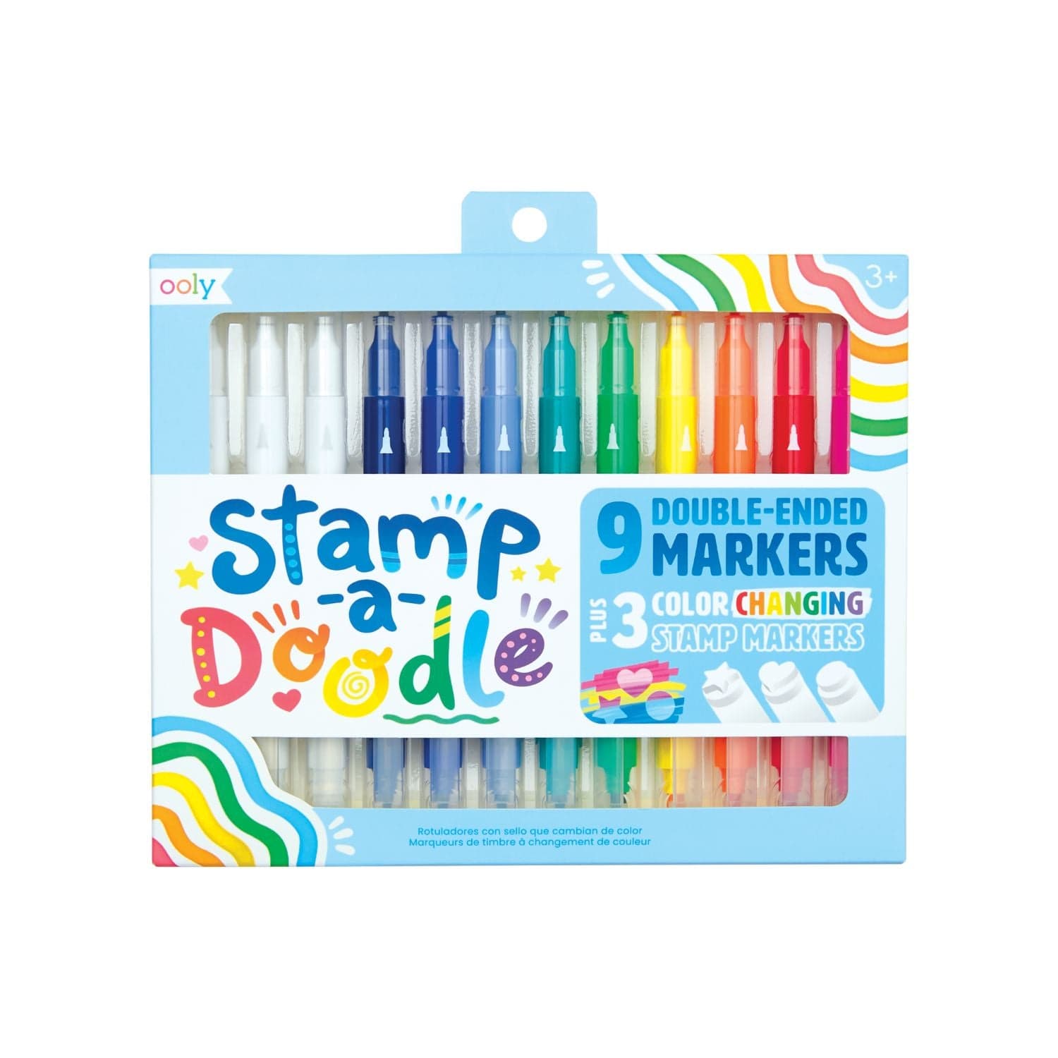Ooly Toys Stamp-A-Doodle Double-Ended Colour-Changing Stamp Markers