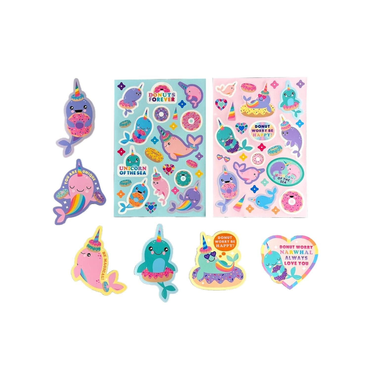 Ooly Toys Stickiville Nom Nom Narwhals Scented Stickers