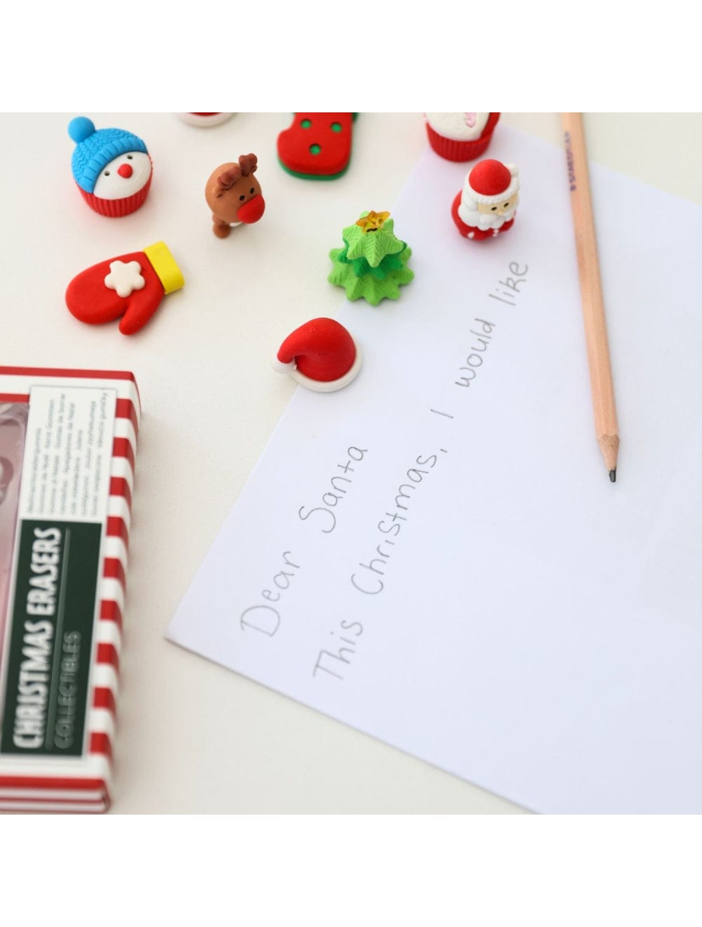 Out of the Blue Toys Christmas Erasers Assortment