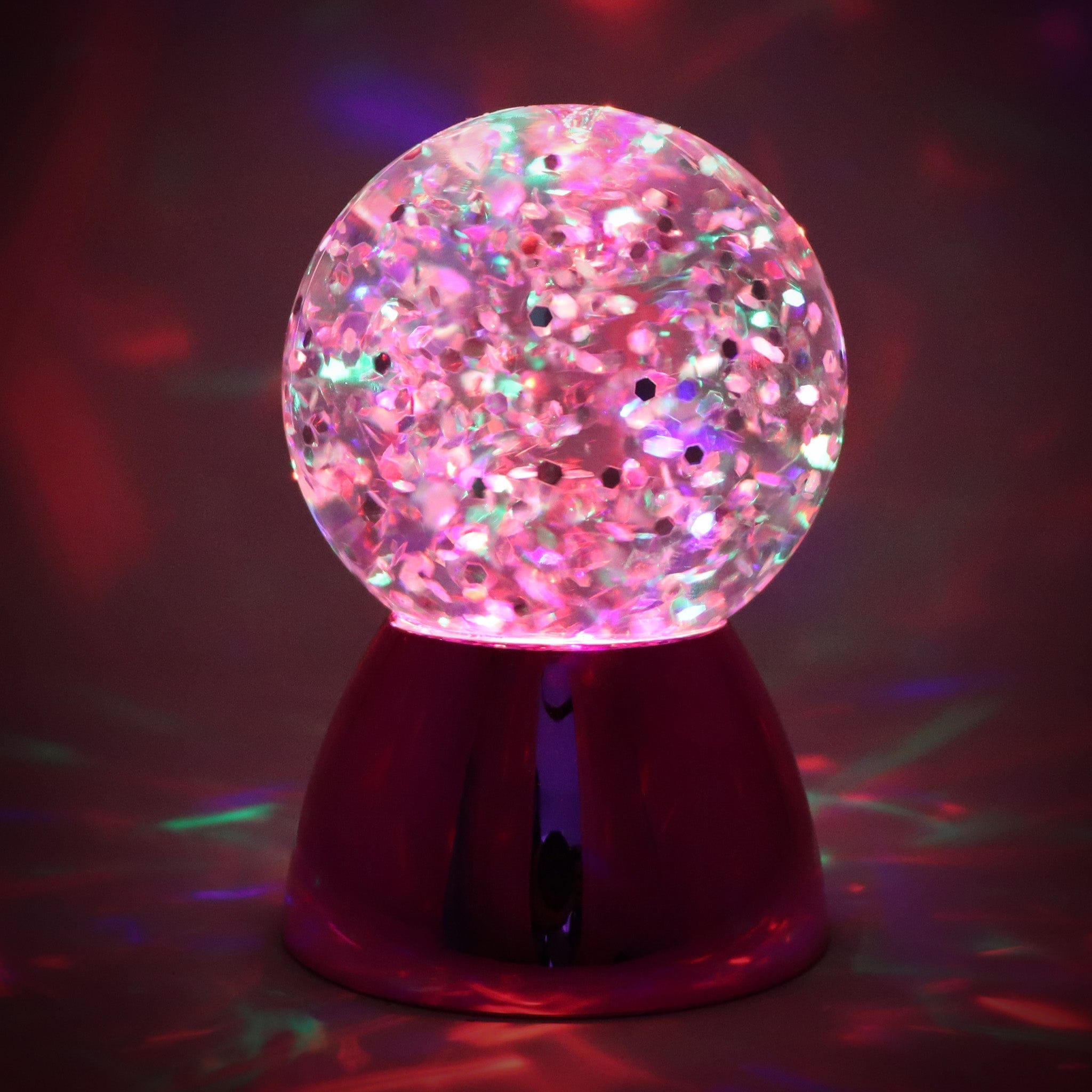 Pink Poppy Girls Accessory Glitter Waterball Light