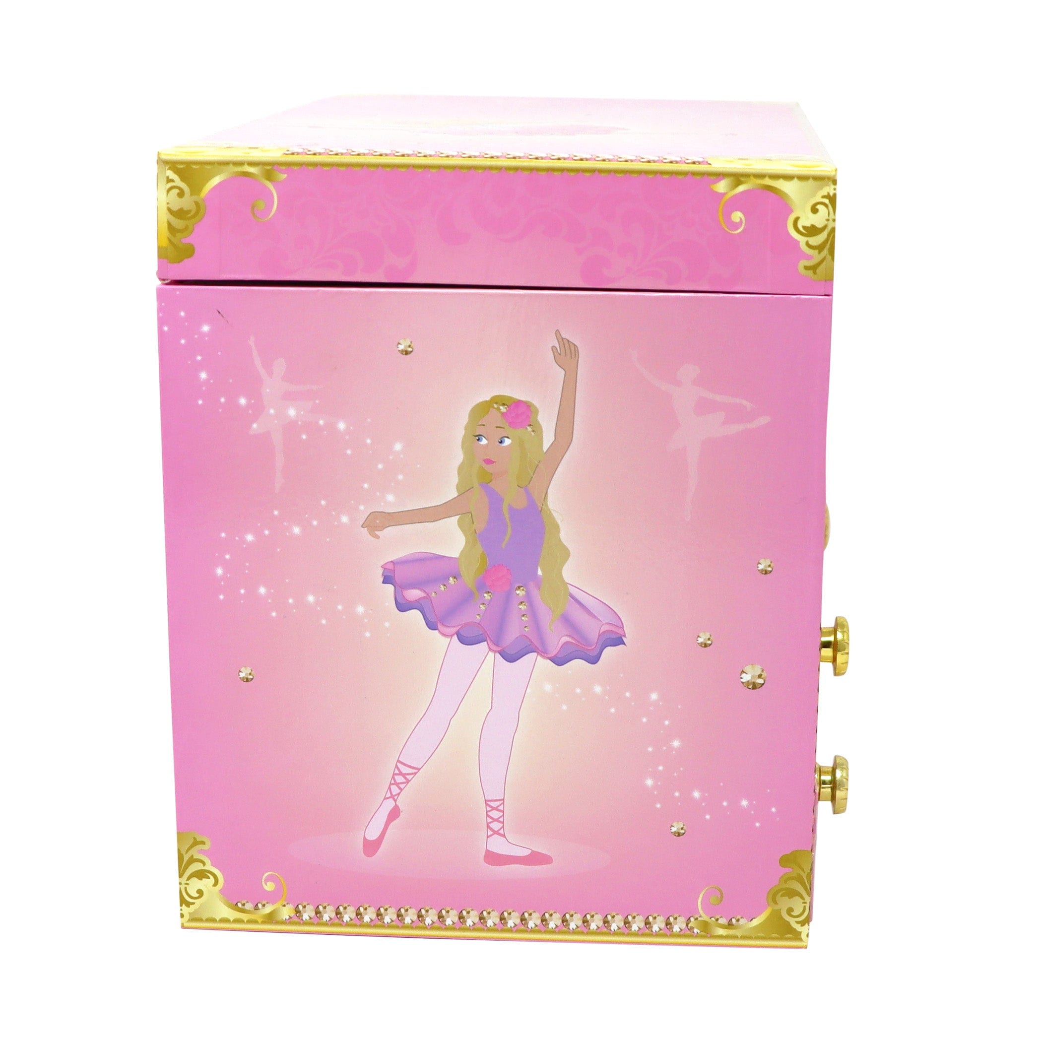 Pink Poppy Girls Accessory Romantic Ballet Medium Musical Jewellery Box