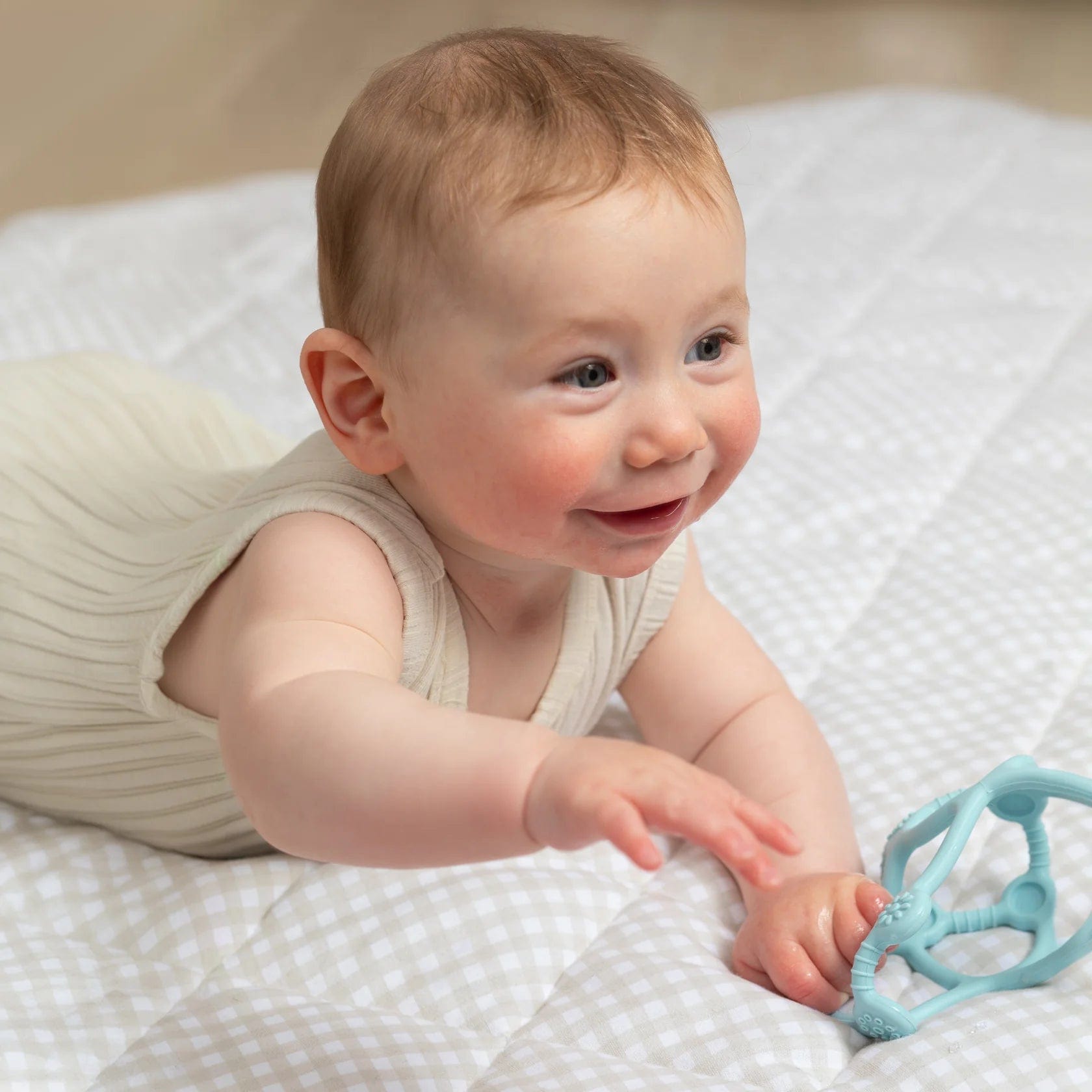 Playground Baby Care Silicone Teething Ball - Light Blue