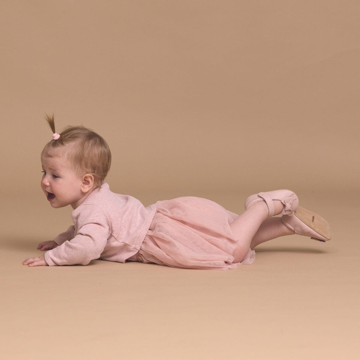 Pretty Brave Baby Shoes BONNIE Dusky Pink Mary Jane