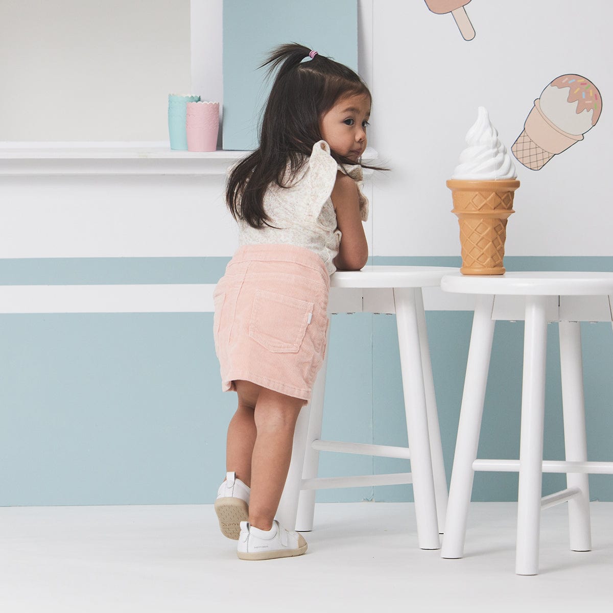 Pretty Brave Baby Shoes Boston - White