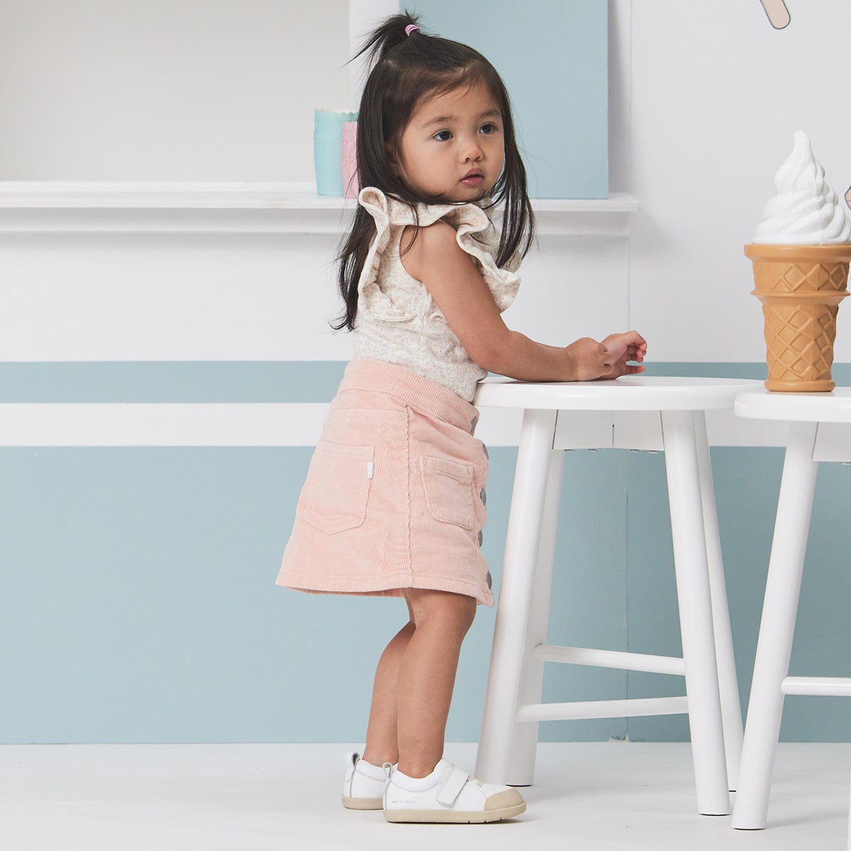 Pretty Brave Baby Shoes Boston - White