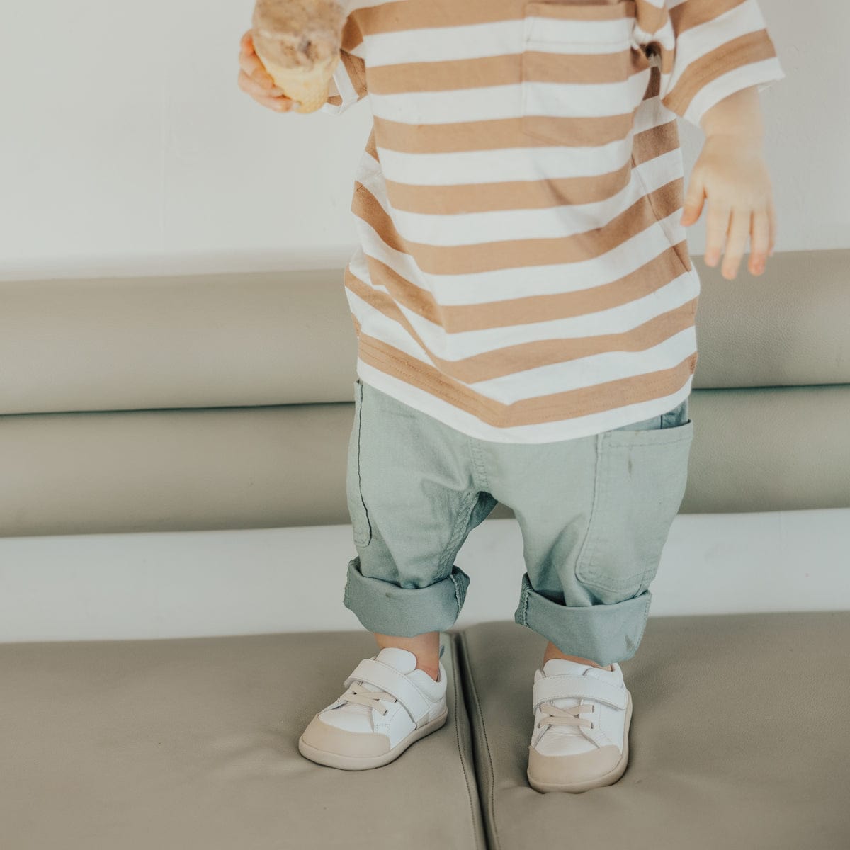 Pretty Brave Baby Shoes Boston - White