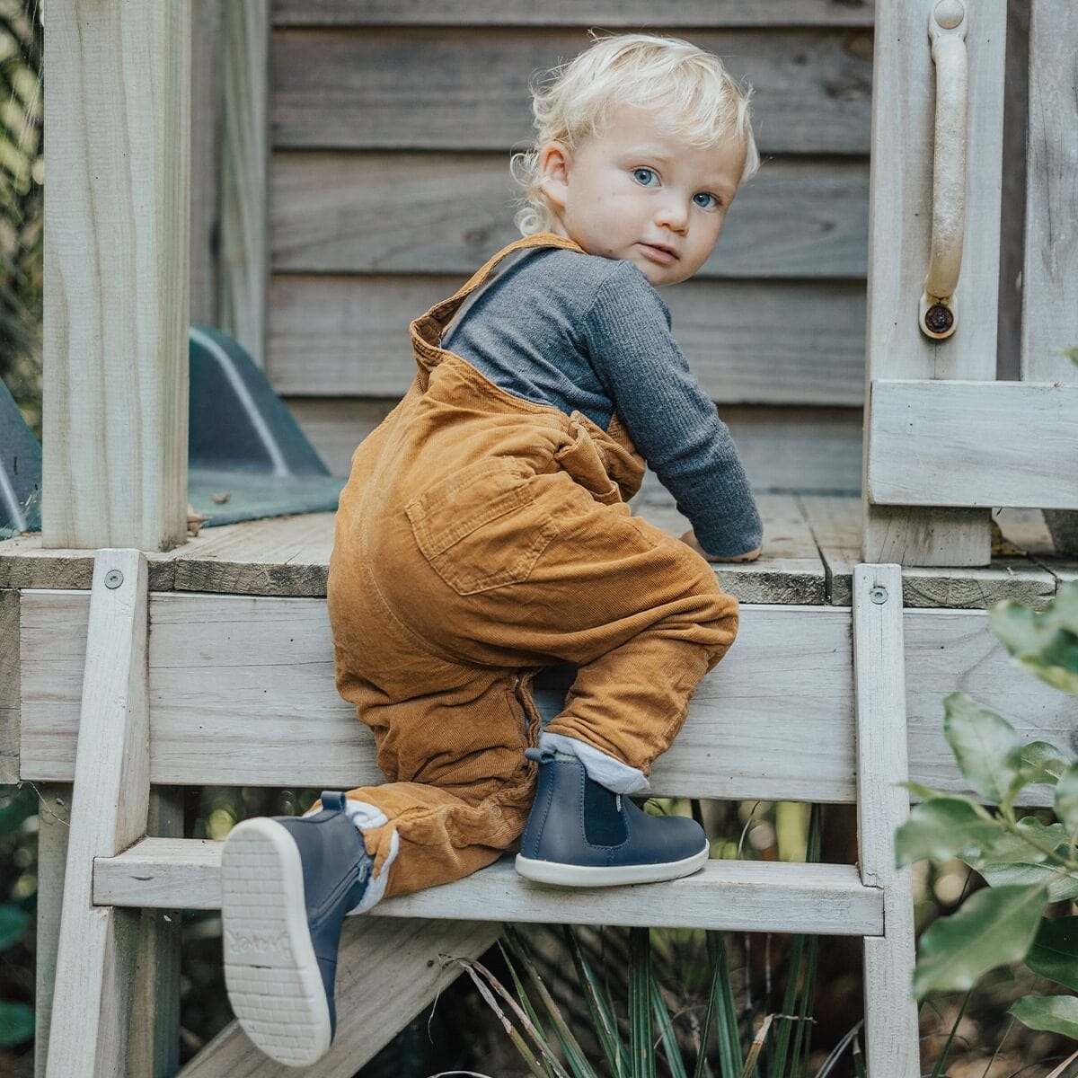 Pretty Brave Baby Shoes Charlie Indigo