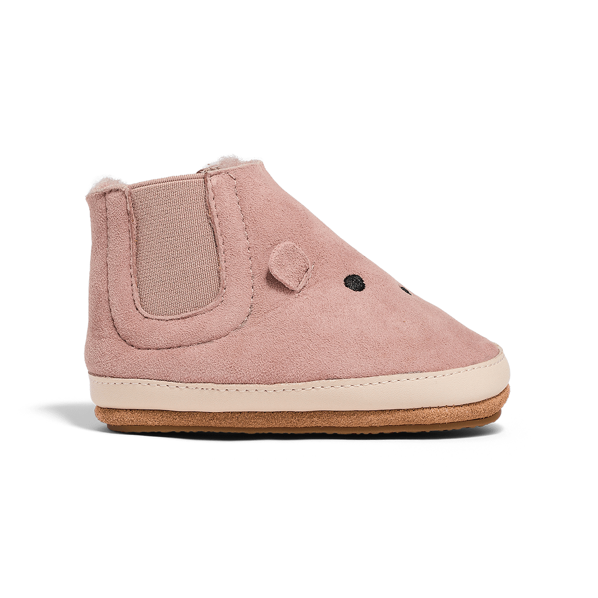 Pretty Brave Baby Shoes Cosy Boot Dusky Pink