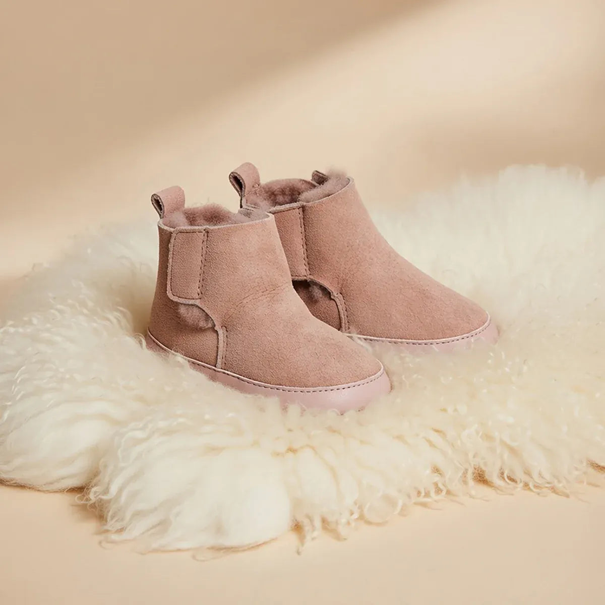 Pretty Brave Baby Shoes Cosy Boot Dusky Pink