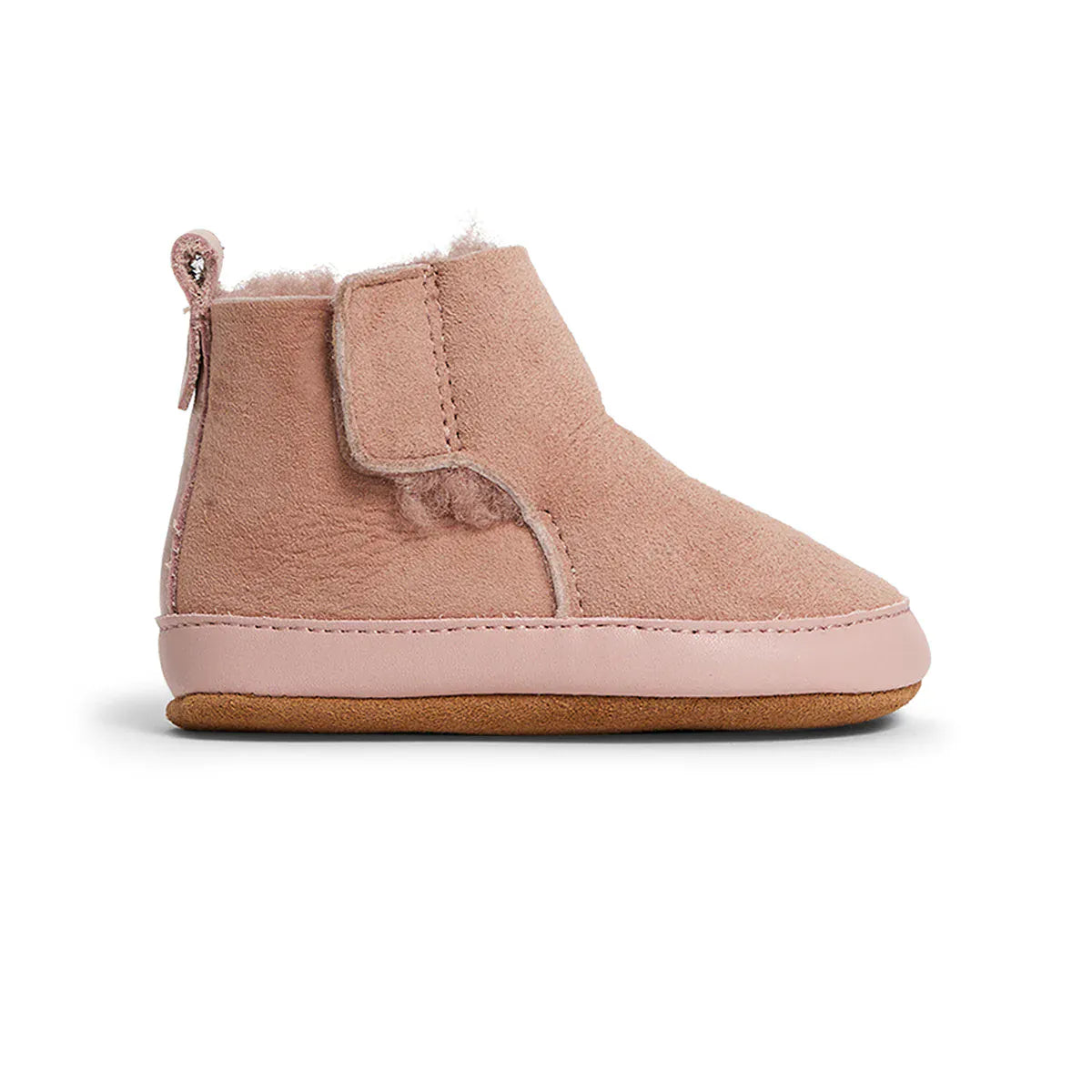 Pretty Brave Baby Shoes Cosy Boot Dusky Pink