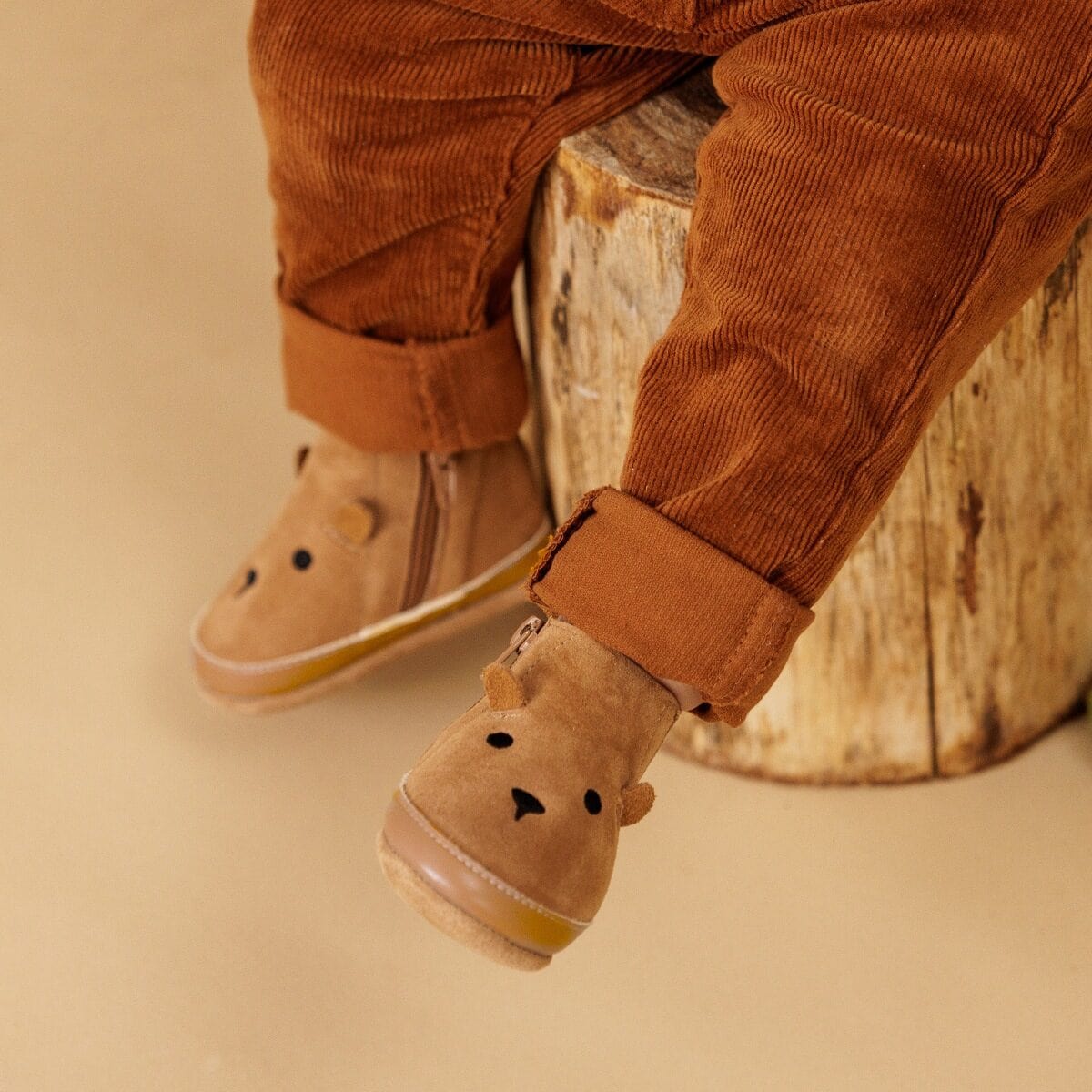 Pretty Brave Baby Shoes Cosy Boot Tan