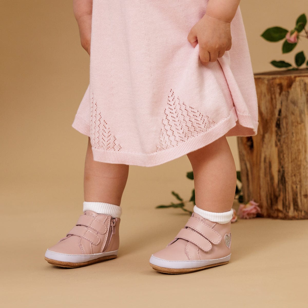 Pretty Brave Baby Shoes Enchanted Boots Hearts