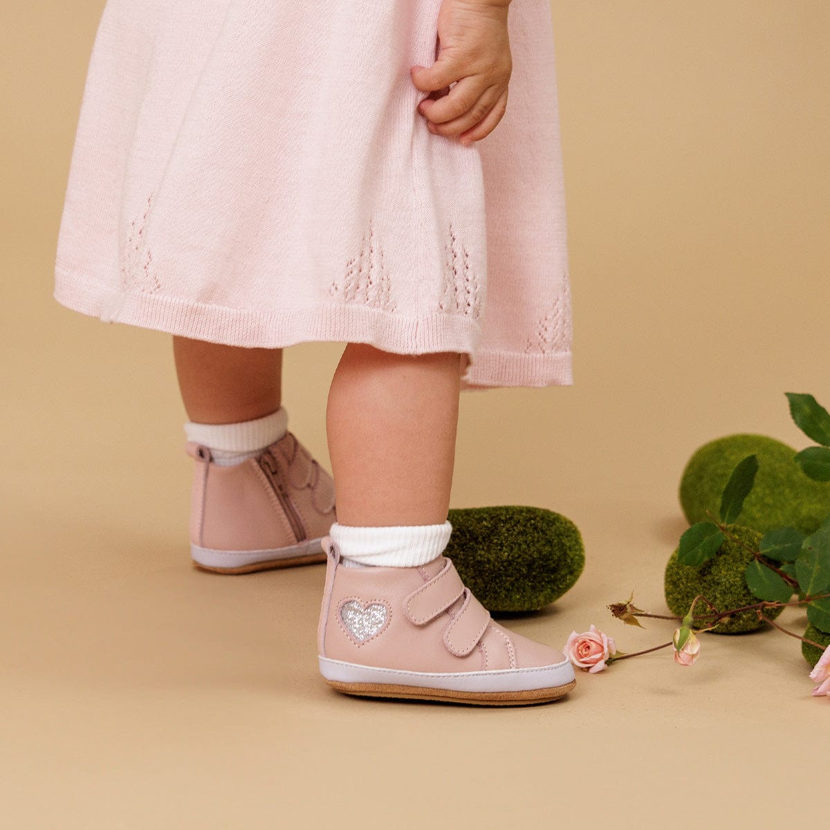 Pretty Brave Baby Shoes Enchanted Boots Hearts