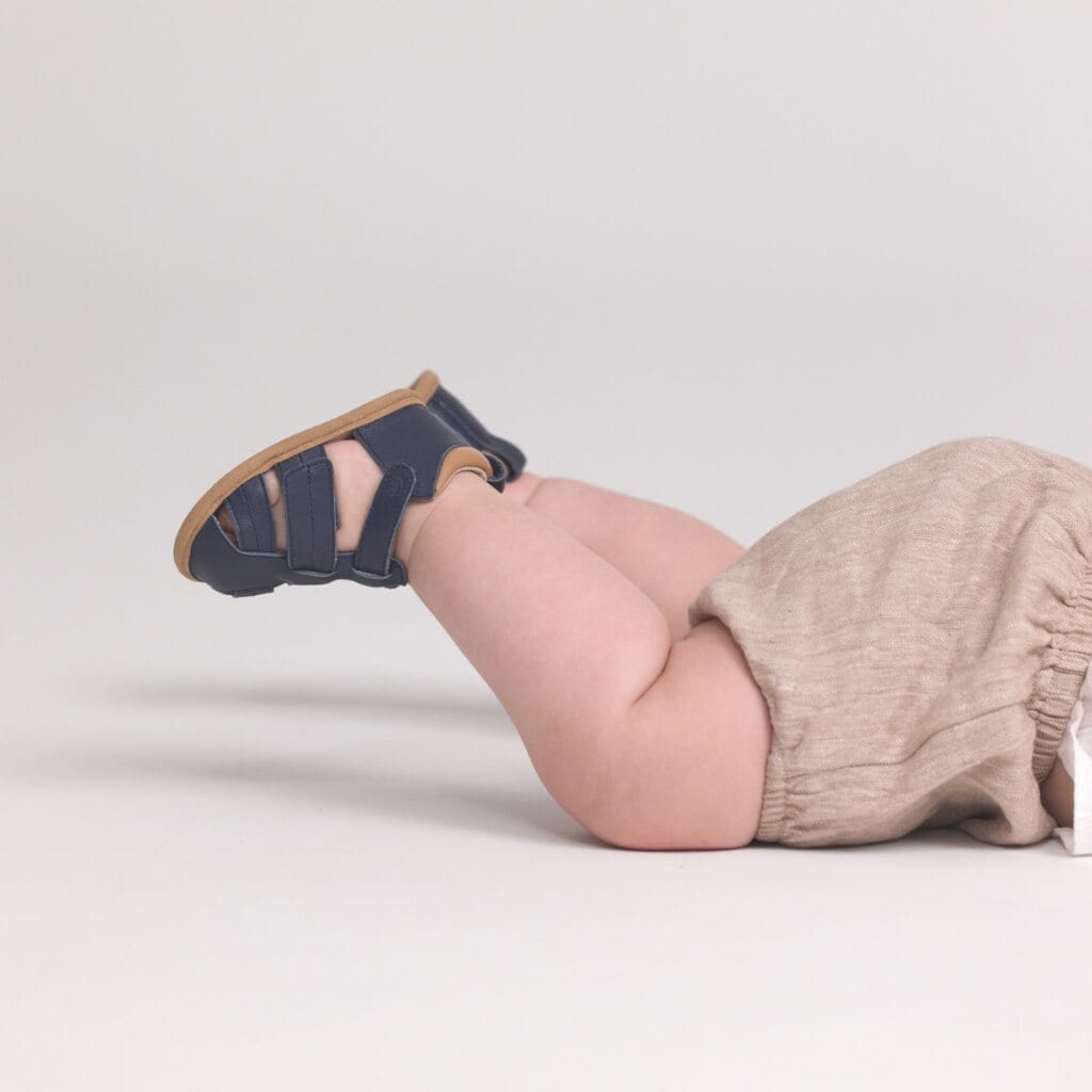 Pretty Brave Baby Shoes Levi Indigo Sandal
