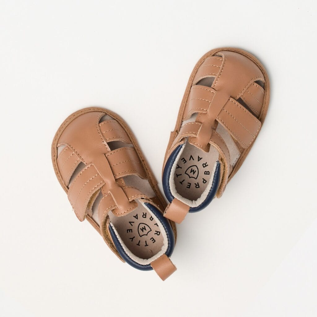 Pretty Brave Baby Shoes Levi Tan Sandal